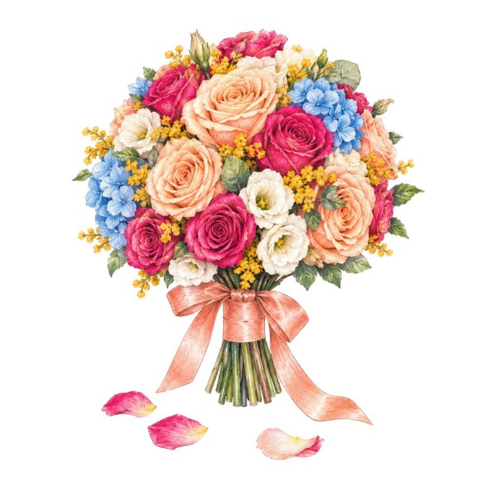 Bouquets de Mariée et Pétales