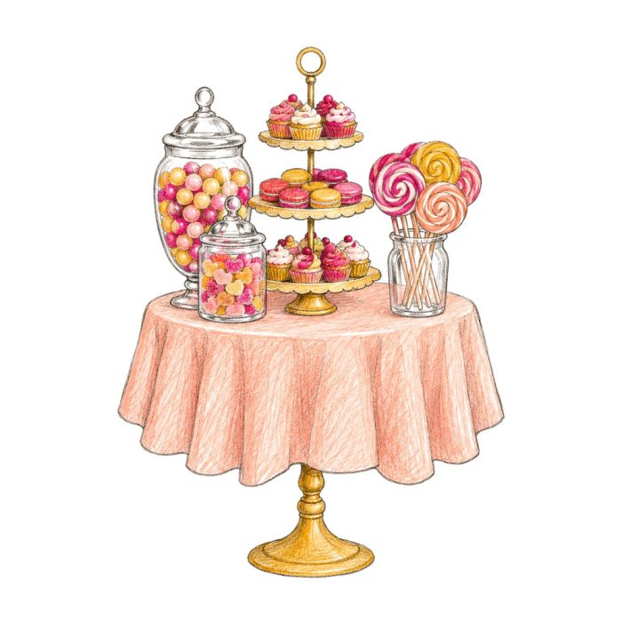 Candy Bar et Sweet Table