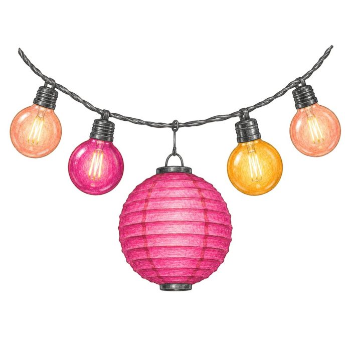 Guirlandes Lumineuses et Lanternes